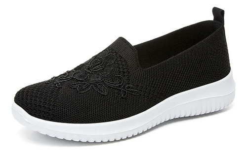 Zapatos Mujer Verano - Bordados Elegantes, Slip-on Cómodo