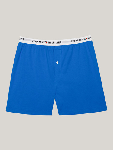 Bóxer Athletic Con Logo Celeste Tommy Hilfiger