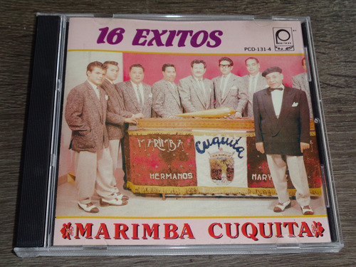 Marimba Cuquita, 16 Exitos, Cd Peerless 1990