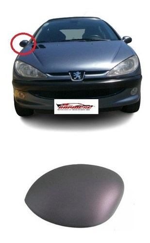 Peugeot 206 Cacha De Espejo Derecha Para Pintar Carcasa