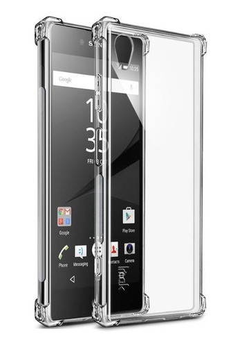 Case Funda Goma Transparente Antishock Sony Xperia Xa1