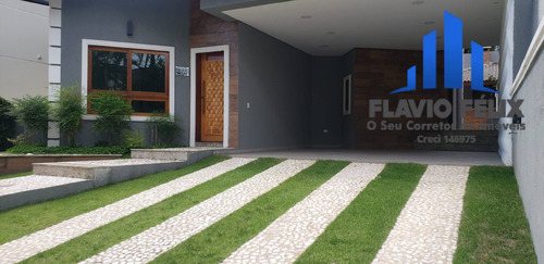 Imagem 6 de 15 de Casa A Venda 3 Dormitórios E Área Gourmet Condomínio Arujá 5 - 723