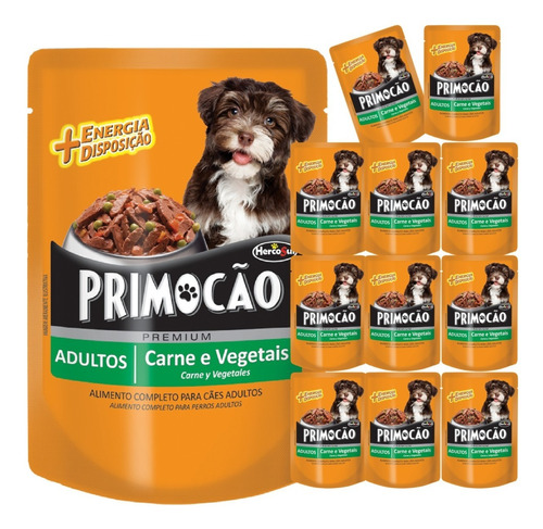 Sachet Primocao Adulto Carne Y Veg. 100 Grs X Caja 12 Uds