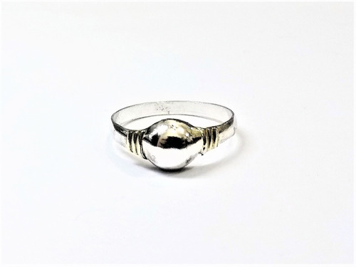 Anillo Tipo Gota Plata 925 Oro  