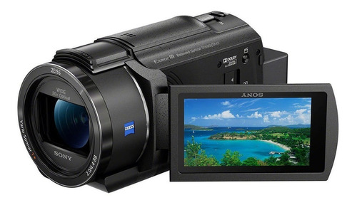 Handycam® 4k Ax43a Con Sensor Cmos Exmor R Color Negro