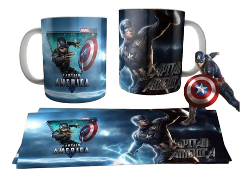 Plantillas Sublimación Tazas Realidad Aumentada | Avengers