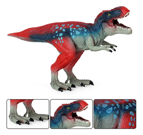 Juguete De Dinosaurio Tiranosaurio Rex Juguetes Rojo Azul