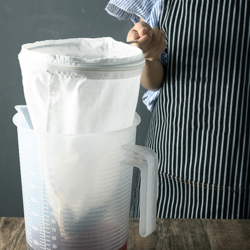 Colador De Filtro De Café De Tela Con Mango De Acero L