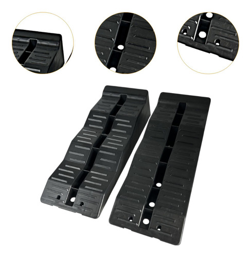 2x Rampas Genéricas Para Vehículos, Bloques 56x20x13 Cm