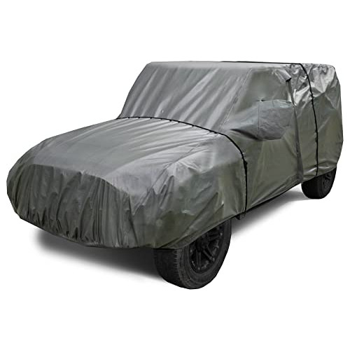 Funda Coche Jeep Impermeable Todo Clima Puerta Cremalle...