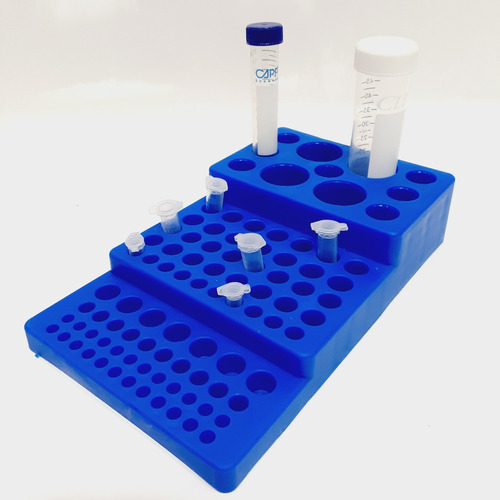 Gradilla Para Tubos De Centrifuga Escalonada