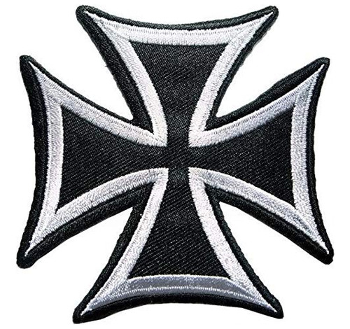 Emblema Con Forma De Cruz De Malta En Llamas De Patch Portal