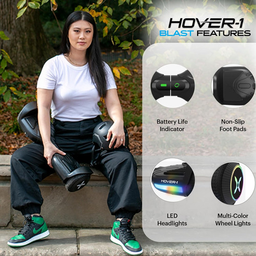 Hoverboard Eléctrico Blast Neumáticos De 6.5 , Doble ...