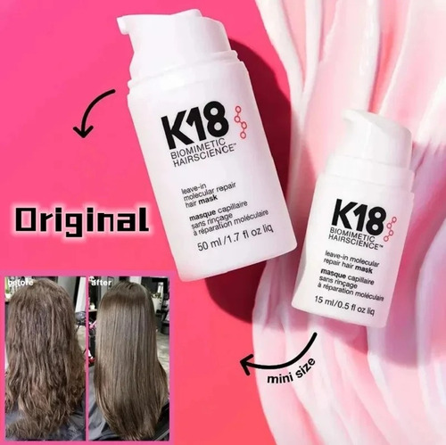 Para Mascarilla K18 Reparación Molecular Sin Enjuague 15ml