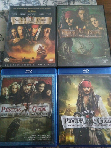 Piratas Del Caribe (4 Películas)