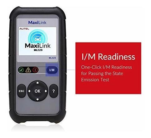 Imagen 2 de 4 de Autel Obd2 Lector Codigo Vehiculo Maxilink Ml529