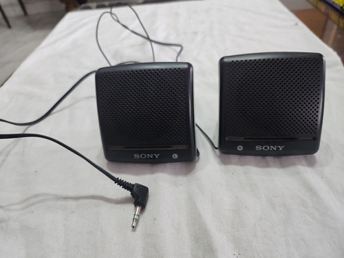 Mini Parlantes Sony Japoneses Funcionando (se Escucha Bajo)