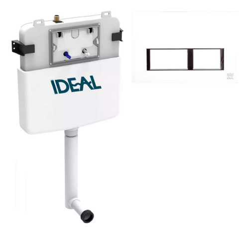 Combo Depósito Embutir Ideal Suma 2 Melodia Blanca