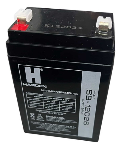 Conector Con Zapatas Y Bateria De 12v 2.6a Para Bafle