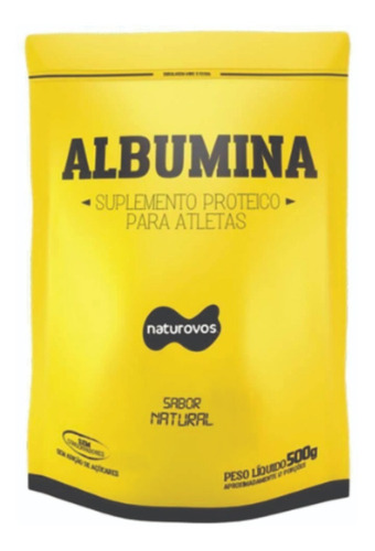 Albumina Refil - 500g - Natural - Naturovos