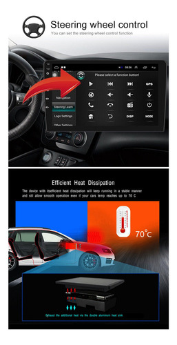 // ` Estéreo 2+32g Para Toyota Yaris 2008-2015 Cámara Gps