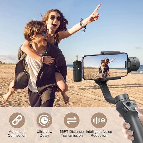 Micrófono Lavalier Inalámbrico Hmkch Para iPhone - Android P