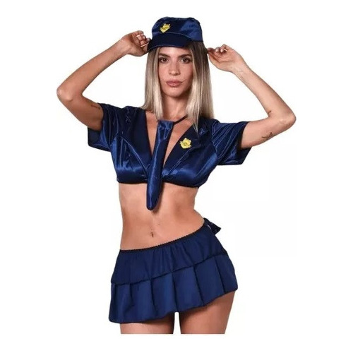 Disfraz Policia Talle Unico Ajustable