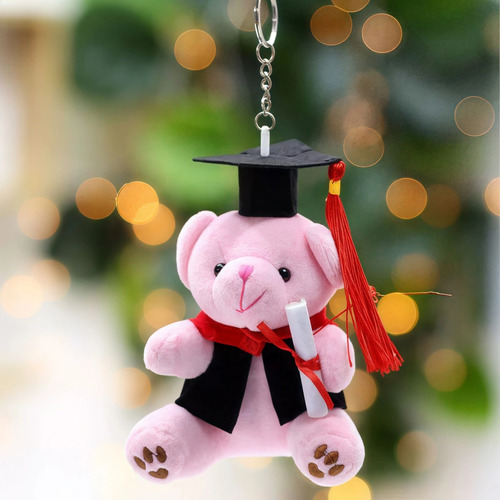 Presente De Formatura Com Pingente De Urso De Pelúcia