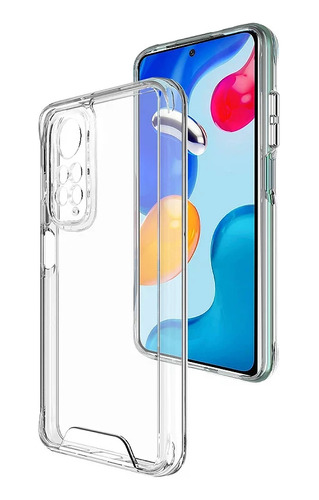 Funda Transparente Con Bordes Cámaras Xiaomi Note 11 4g 