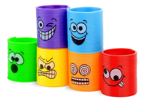 60 Resorte Mágico Emoji Slinky Juguete Piñata Souvenir 