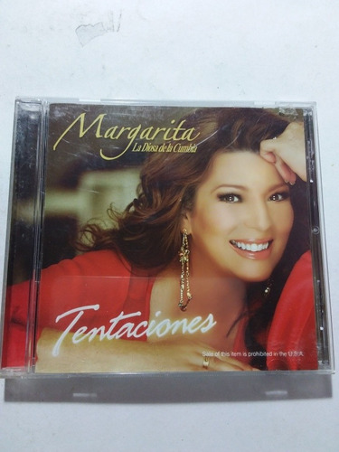 Cd Margarita La Diosa De La Cumbia Tentaciones- 2007