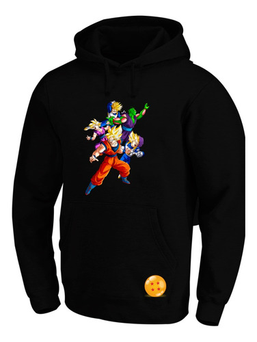 Sudadera Dragon Ball Z Super Saiyajin Personajes Goku Piccol