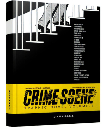 Crime Scene Graphic Novel Vol. 1, de Kick Russ. Editora Darkside Books, capa dura em português, 2023