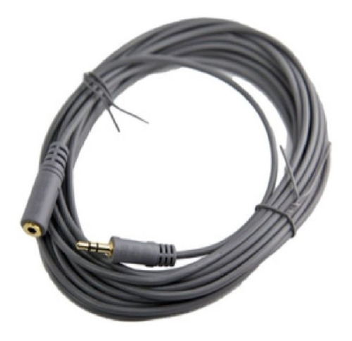 Cable Alargue Extensión Audio Miniplug 3,5mm 5mts