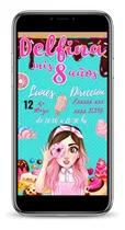 Comprar Invitacion Digital Mis Pastelitos Cumpleaños