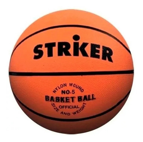 Pelota Basket Basquet N°5 Striker Basket Mini Premini Goma