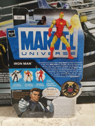 Iron Man Marvel Universe Serie 1 N021 (Usado)