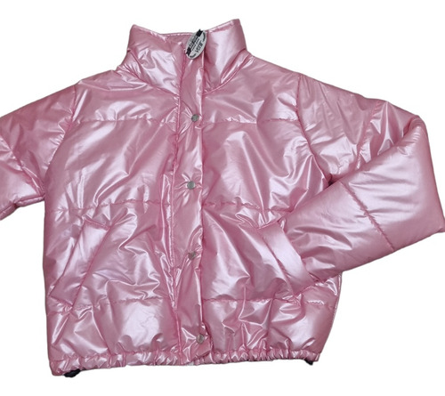 Campera Puffer, Color Rosa, Talle M