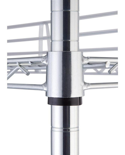 Rack Multi Organizador, Mxeta-001, 4 Repisas, Peso Por Repis Color Gris