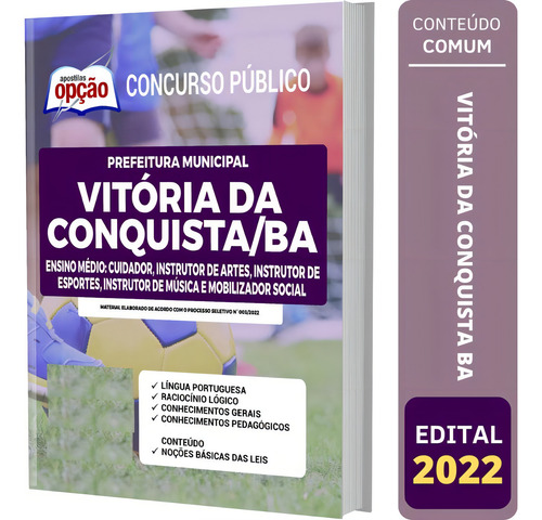 Apostila Prefeitura Vitória Da Conquista Ba - Ensino Médio
