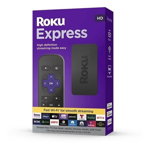 Roku Express Nuevo Modelo 2023 Streaming Tv Hd C Remoto Voz