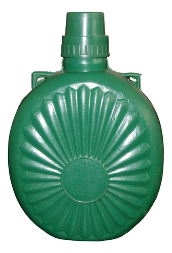 Cantimplora Plastica Infantil Antigua Color Verde Militar