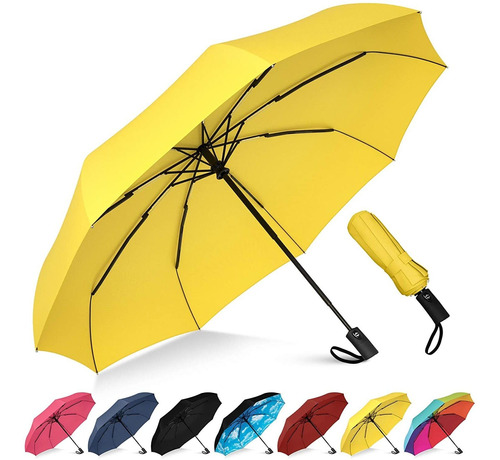 Paraguas De Viaje Rain-mate, Compacto, Automático