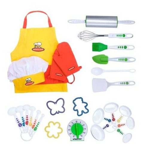 Curious Chef - Kit De Chef Para Niños (11 Piezas), 27 Unidad