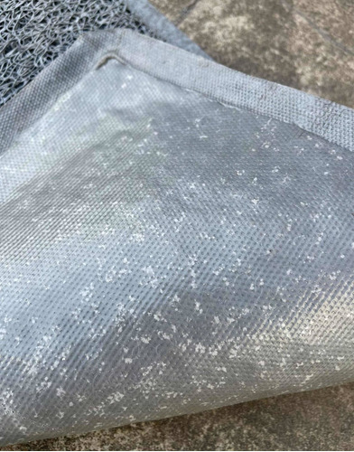 Imagen 4 de 4 de Felpudo De Goma Antideslizante Gris 40x60cm Carpetshop