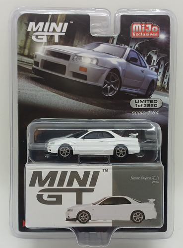Mini Gt Nissan Skyline Gt-r  White 