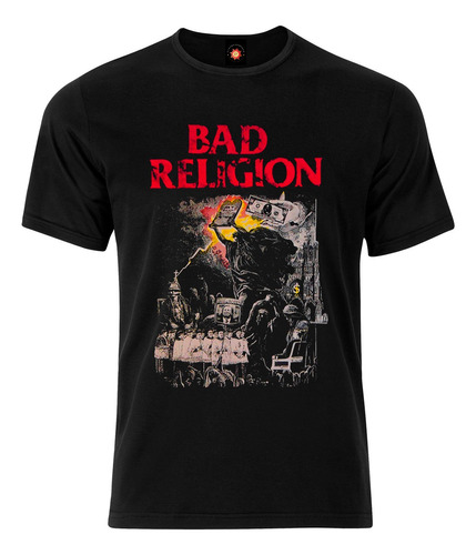 Remera Estampada Varios Diseños Bad Religion Apocalipsis