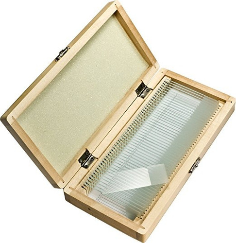 Barska 50 Portaobjetos De Microscopio En Blanco