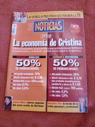 Revista Noticias Evita Natacha Jaitt 1 12 2007 N1614