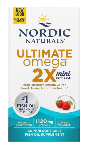 Nordic Naturals Ultimate Omega 2x 60 Softgels